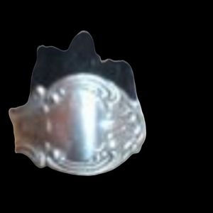 Made from a Tea Spoon Hand Bent. Boho Size 7 Ring